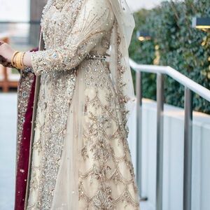 Bundle Pt 3: Gold Embellished Long Sleeve Bridal Gown